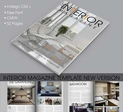 indesign模板－商业杂志(家居行业/52页)：Interior Magazine